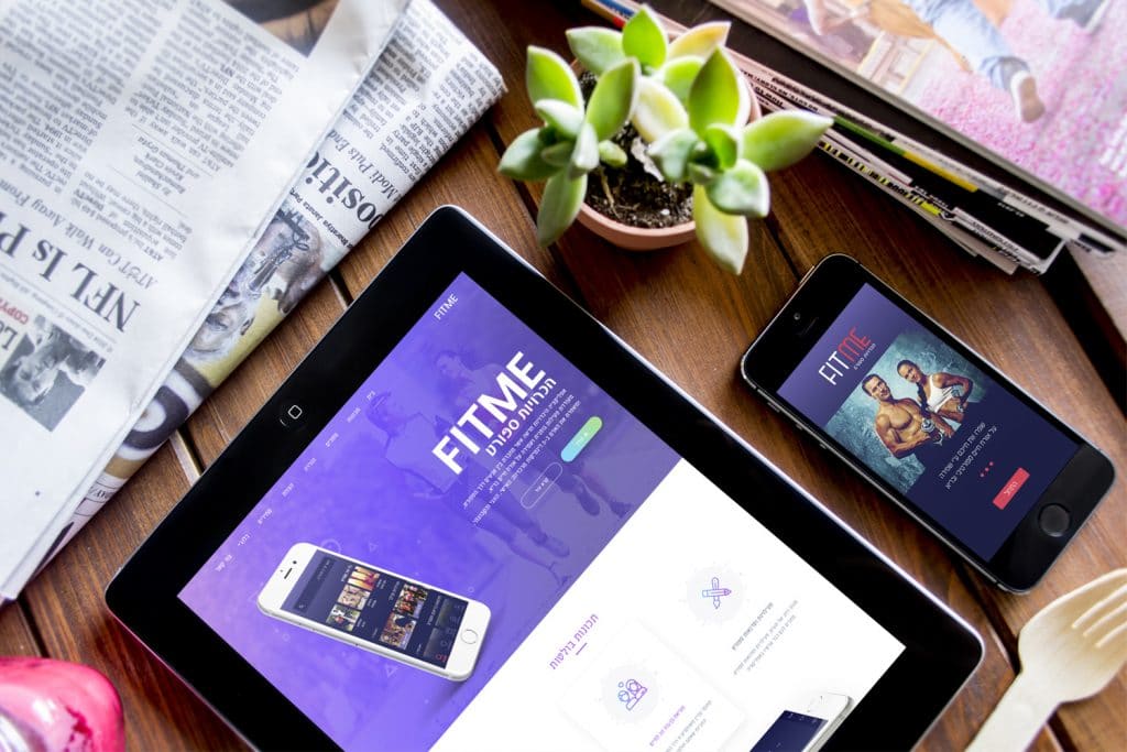 עיצוב ובניית האתר של FITME
